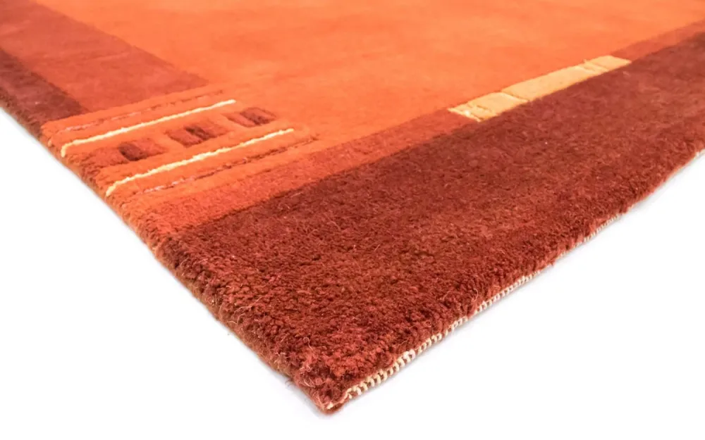 Nepal teppe - 239 x 173 cm - oransje