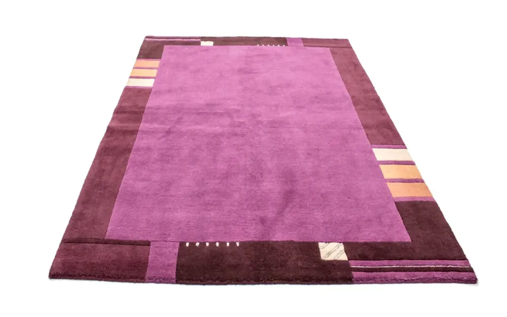 Nepal teppe - 241 x 172 cm - lilla