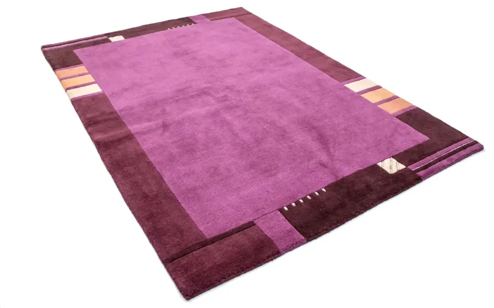 Nepal teppe - 241 x 172 cm - lilla