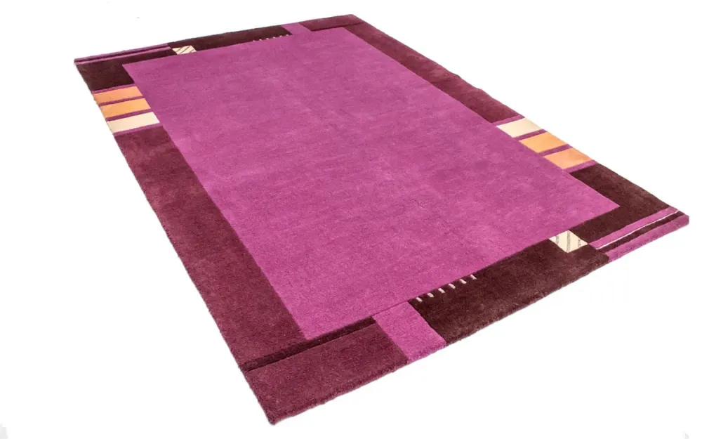 Nepal teppe - 241 x 172 cm - lilla