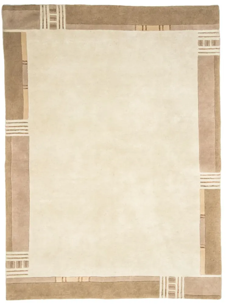 Nepal teppe - 241 x 175 cm - beige