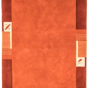 Nepal teppe - 242 x 173 cm - oransje