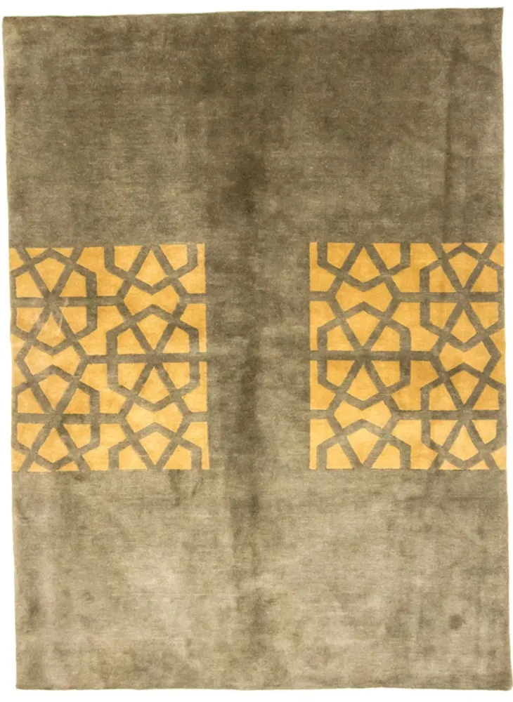 Nepal teppe - 244 x 180 cm - brun