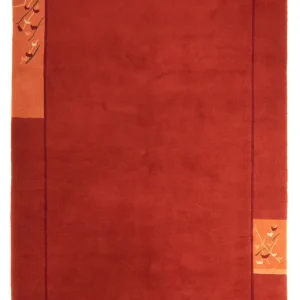 Nepal teppe - 293 x 205 cm - mørk rød