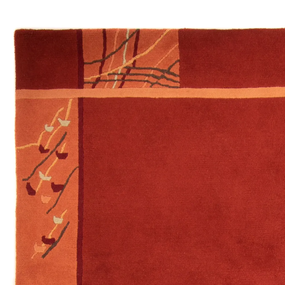 Nepal teppe - 293 x 205 cm - mørk rød