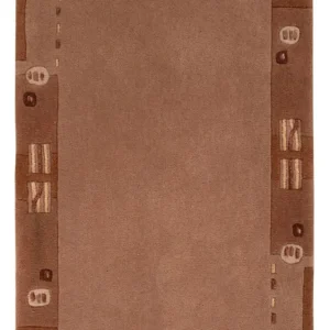 Nepal teppe - 90 x 60 cm - brun
