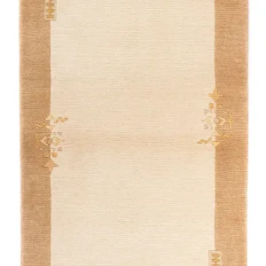 Nepal teppe - Royal - 141 x 72 cm - beige