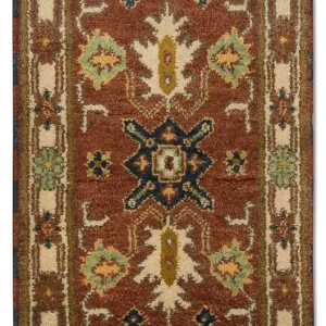 Orientalsk teppe - 123 x 64 cm - rust