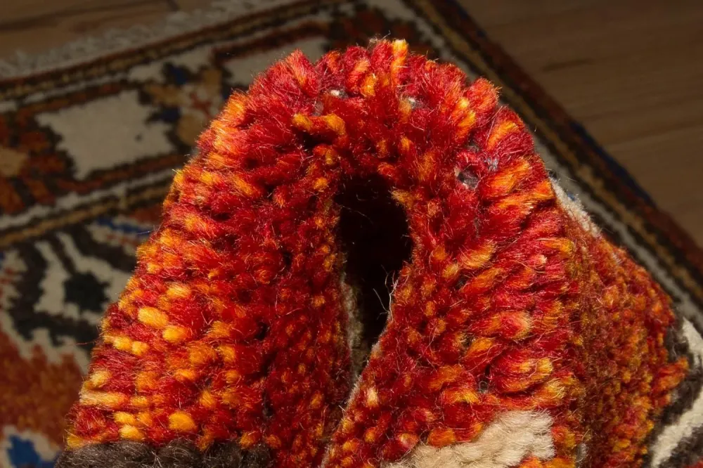 Orientalsk teppe - 125 x 63 cm - oransje