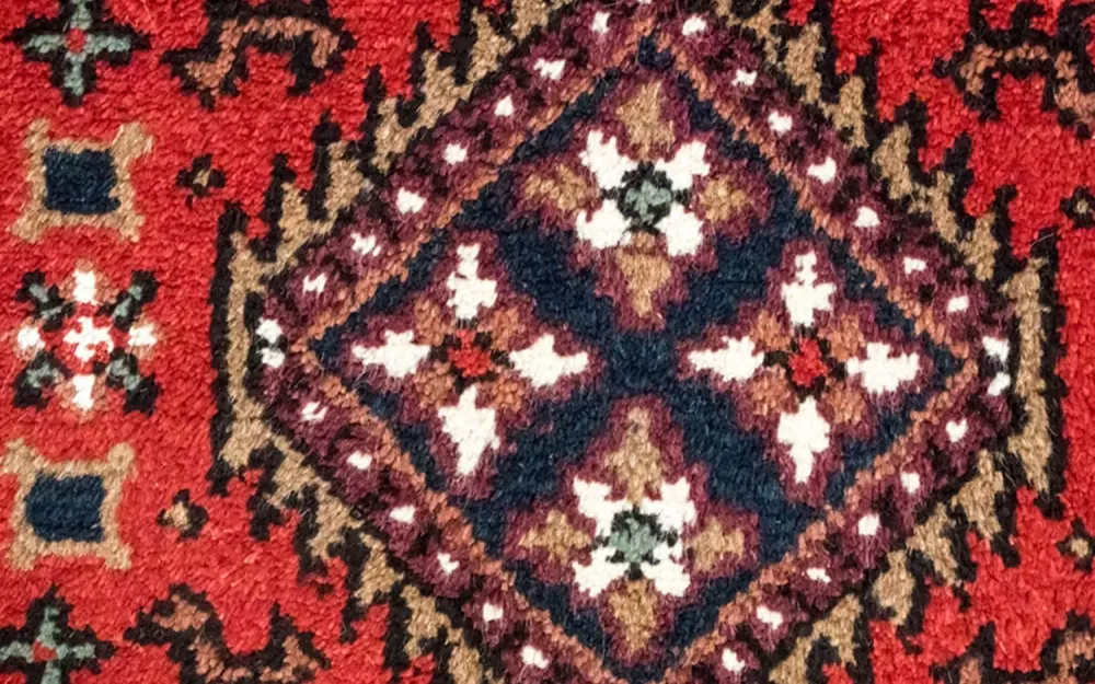 Orientalsk teppe - 160 x 90 cm - rød