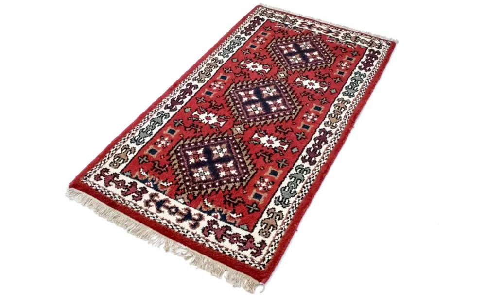 Orientalsk teppe - 160 x 90 cm - rød