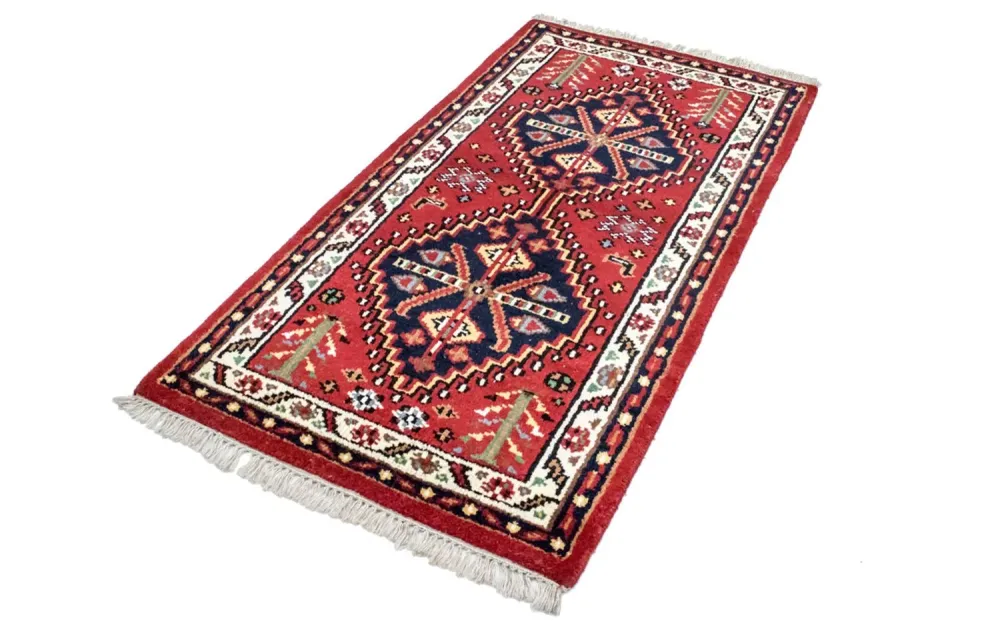 Orientalsk teppe - 160 x 90 cm - rød