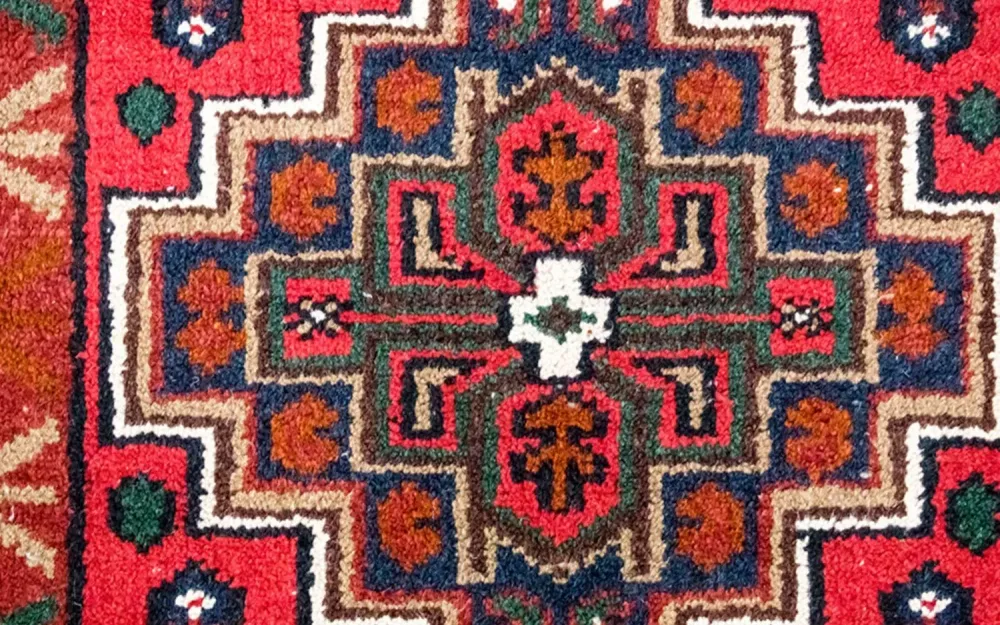 Orientalsk teppe - 160 x 90 cm - rød
