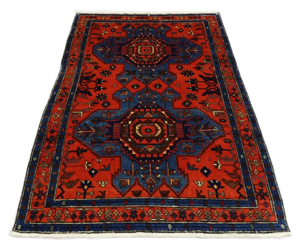 Orientalsk teppe - 187 x 122 cm - blå