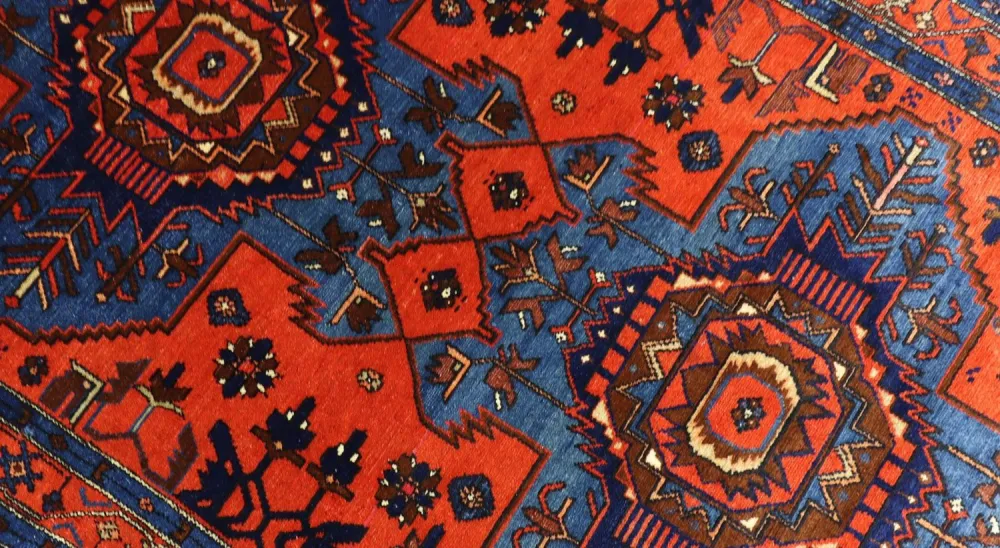 Orientalsk teppe - 187 x 122 cm - blå