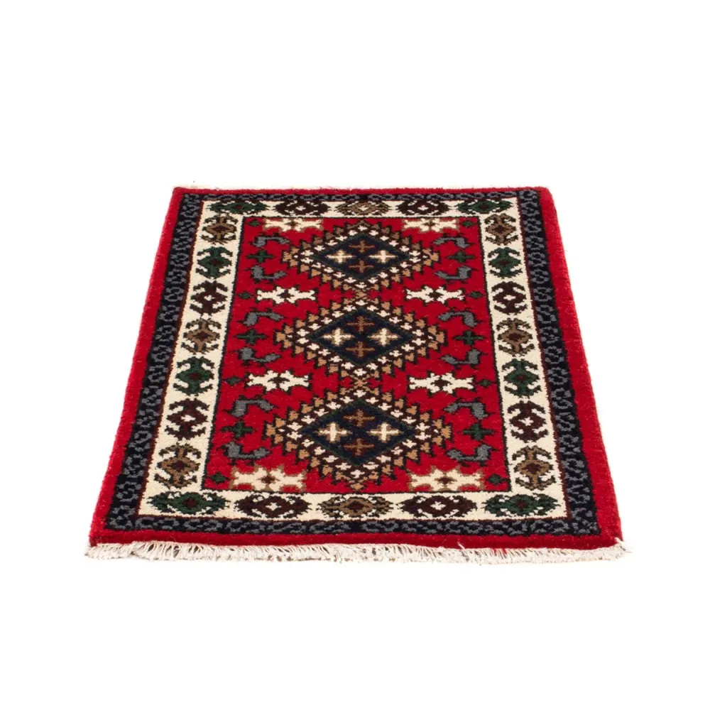 Orientalsk teppe - 90 x 60 cm - rød
