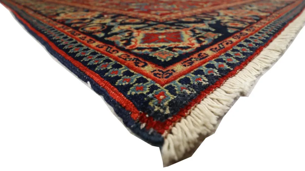 Orientalsk teppe - 205 x 139 cm - mørk rød