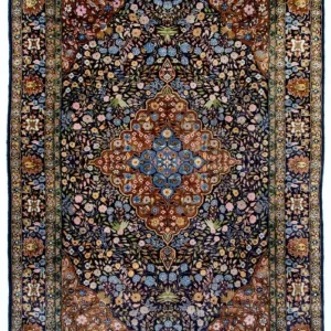 Orientalsk teppe - 226 x 140 cm - blå