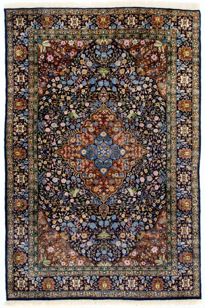 Orientalsk teppe - 226 x 140 cm - blå