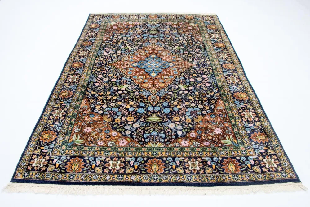 Orientalsk teppe - 226 x 140 cm - blå