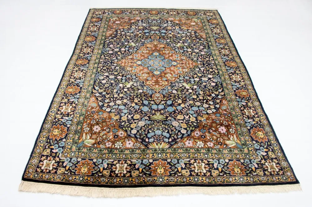 Orientalsk teppe - 226 x 140 cm - blå