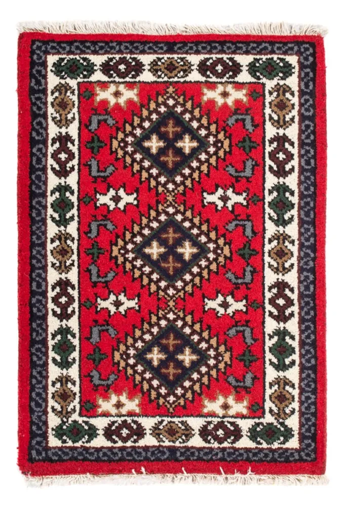 Orientalsk teppe - 90 x 60 cm - rød