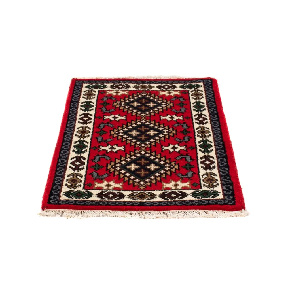 Orientalsk teppe - 90 x 60 cm - rød