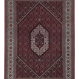 Orientalsk teppe - Bijar - Indus - 201 x 142 cm - mørk brun