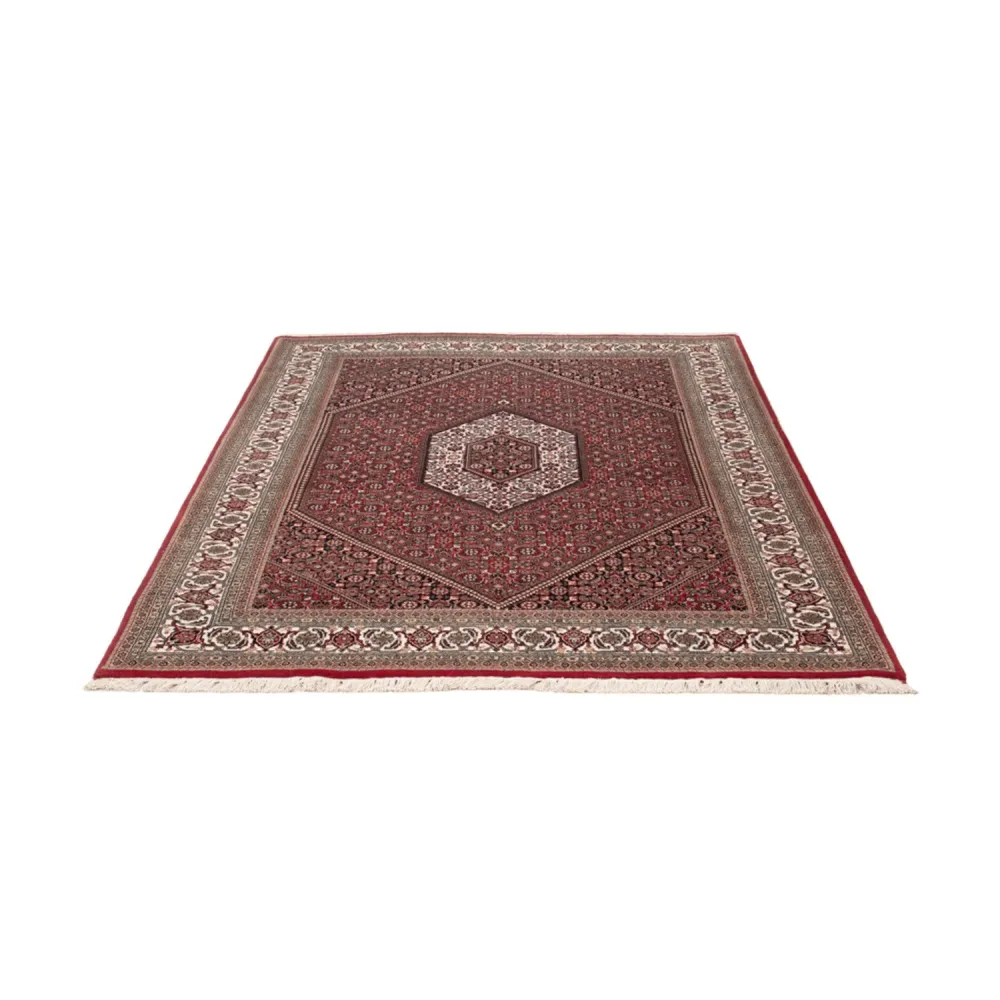 Orientalsk teppe - Bijar - Indus - 202 x 138 cm - mørk brun