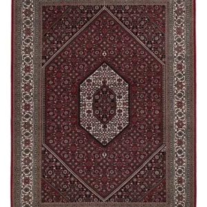 Orientalsk teppe - Bijar - Indus - 204 x 145 cm - mørk brun