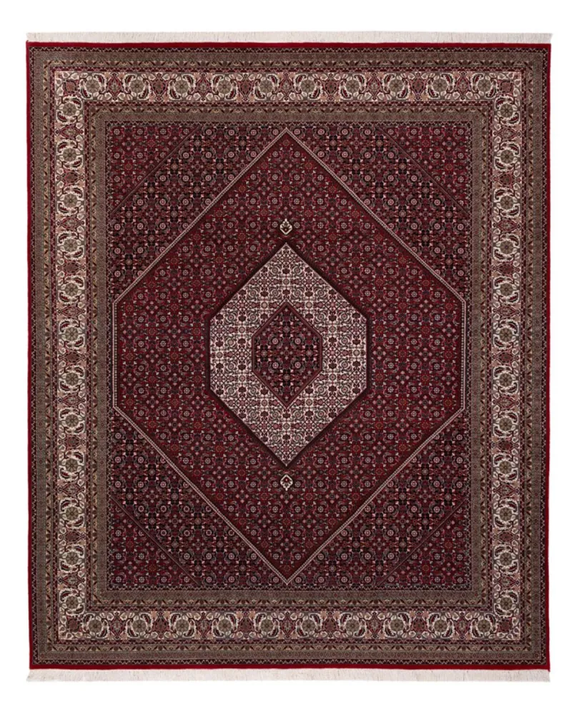 Orientalsk teppe - Bijar - Indus - 304 x 251 cm - mørk rød