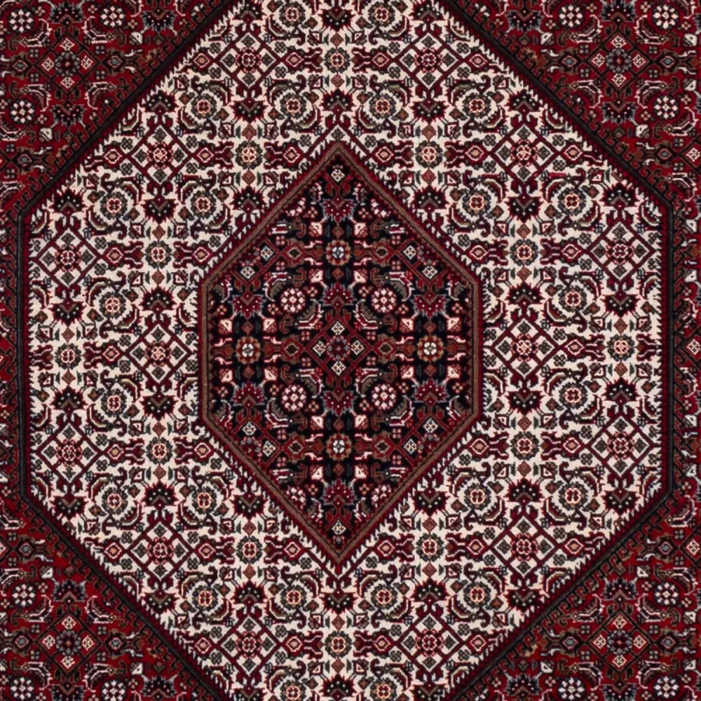 Orientalsk teppe - Bijar - Indus - 304 x 251 cm - mørk rød