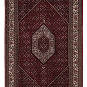 Orientalsk teppe - Bijar - Indus - 305 x 198 cm - mørk kamel