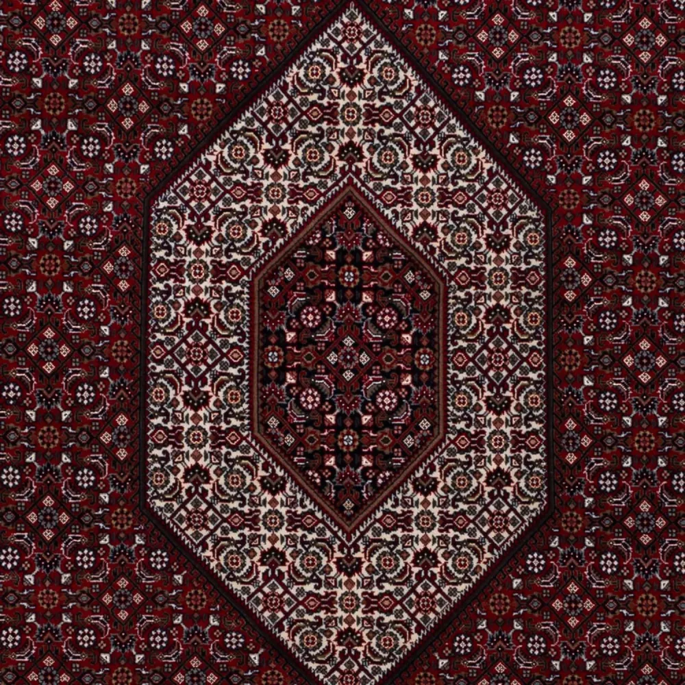 Orientalsk teppe - Bijar - Indus - 305 x 198 cm - mørk kamel