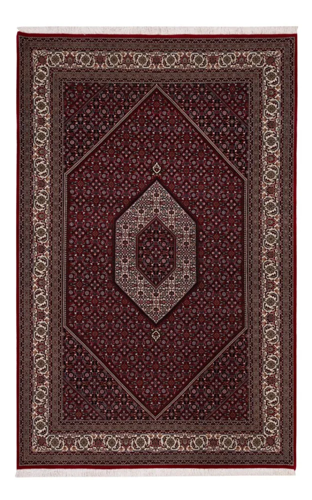 Orientalsk teppe - Bijar - Indus - 305 x 198 cm - mørk kamel