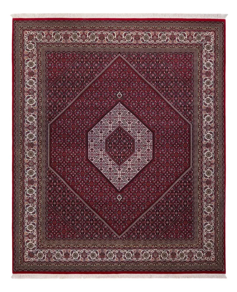 Orientalsk teppe - Bijar - Indus - 305 x 251 cm - mørk rød