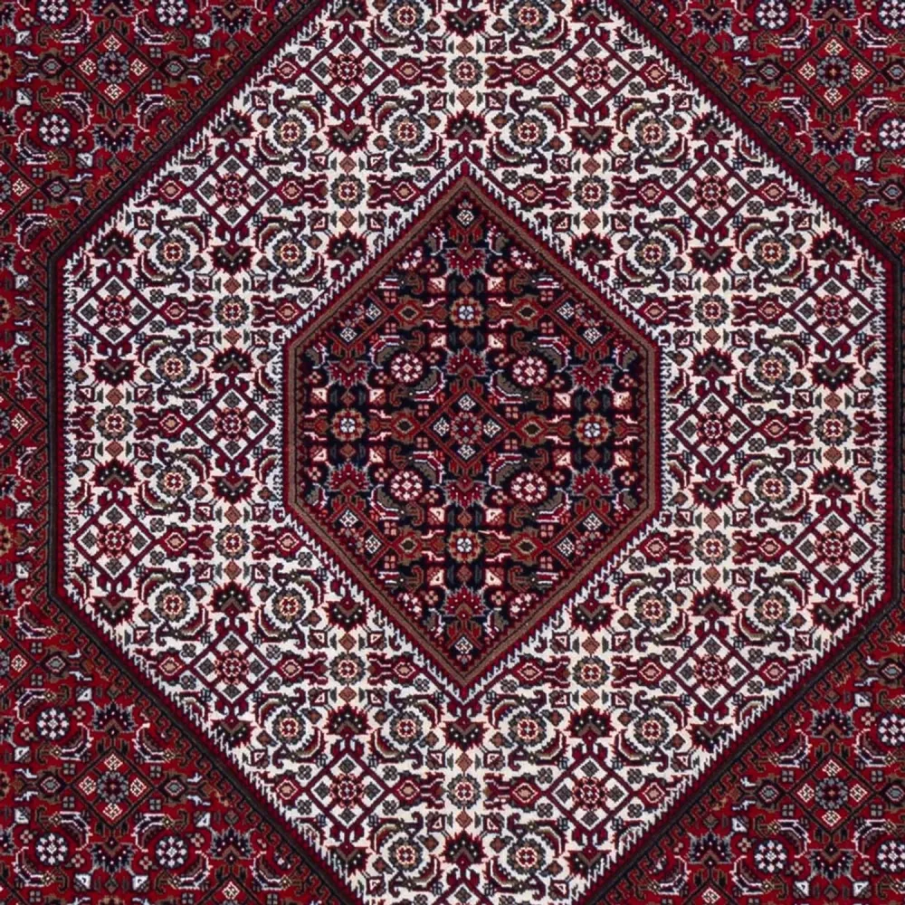 Orientalsk teppe - Bijar - Indus - 305 x 251 cm - mørk rød