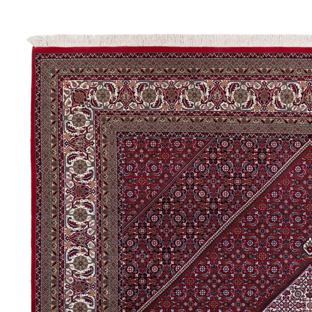 Orientalsk teppe - Bijar - Indus - 305 x 251 cm - mørk rød