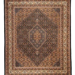 Orientalsk teppe - Bijar - Indus - 306 x 250 cm - mørkeblå