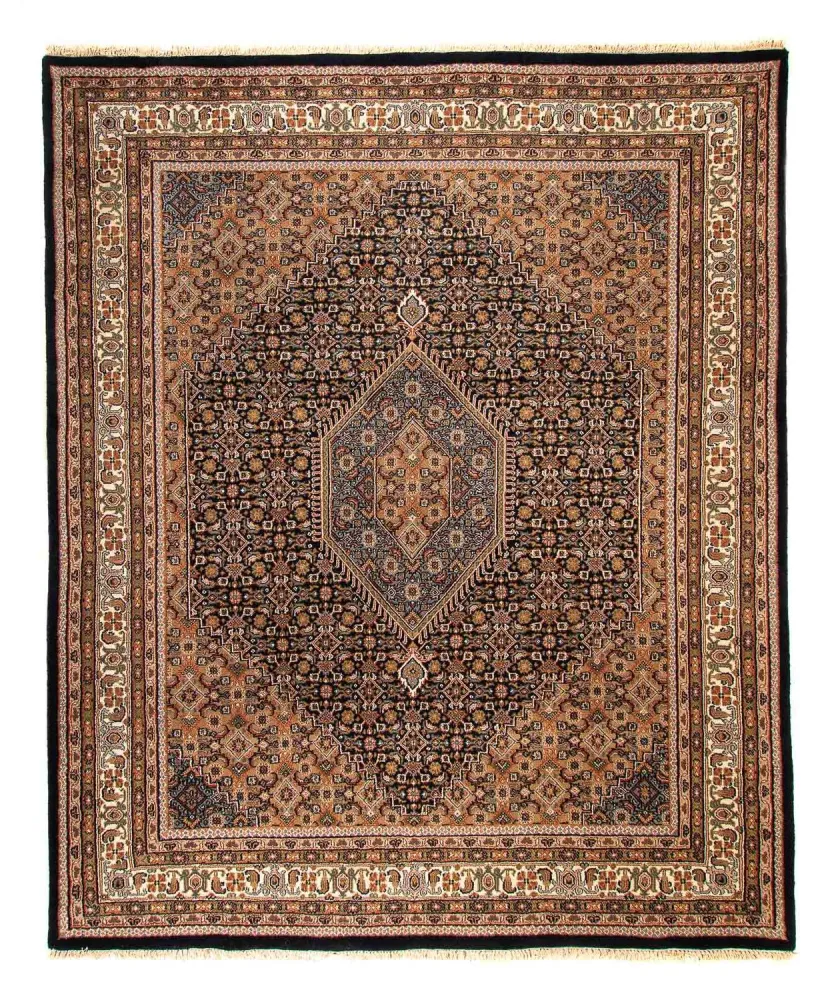 Orientalsk teppe - Bijar - Indus - 306 x 250 cm - mørkeblå