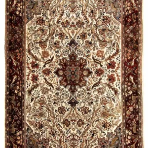 Orientalsk teppe - Indus - 205 x 130 cm - beige