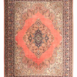 Orientalsk teppe - Keshan - Indus - 383 x 283 cm - beige