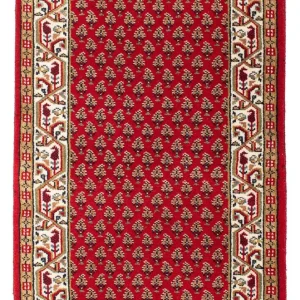 Orientalsk teppe - Mir - Indus - 90 x 60 cm - mørk rød