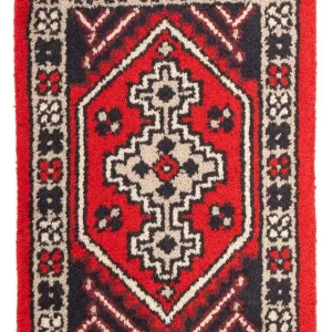 Orientalsk teppe - 60 x 40 cm - mørk rød