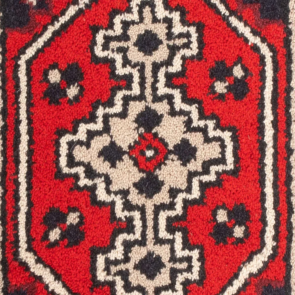 Orientalsk teppe - 60 x 40 cm - mørk rød