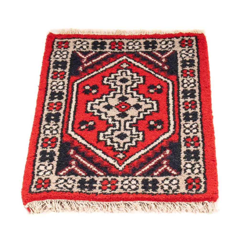 Orientalsk teppe - 60 x 40 cm - mørk rød