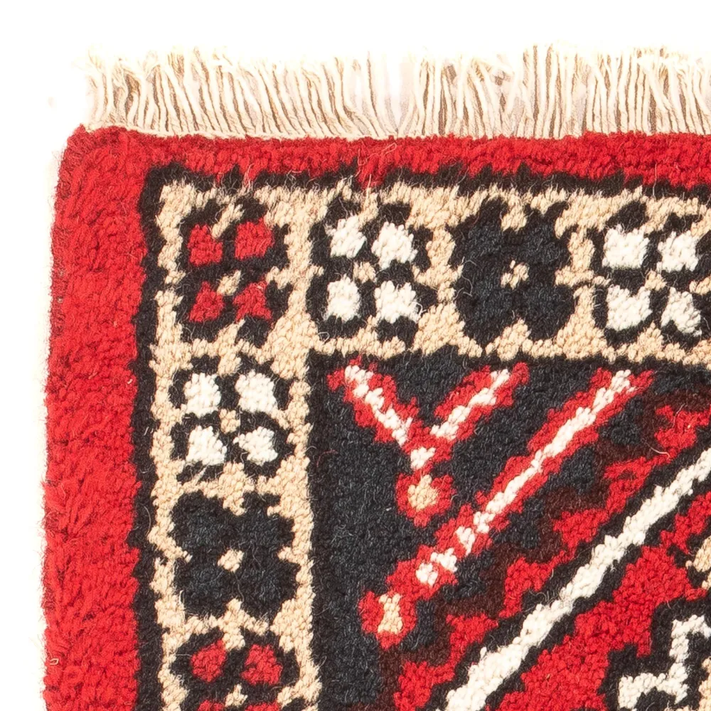 Orientalsk teppe - 60 x 40 cm - mørk rød