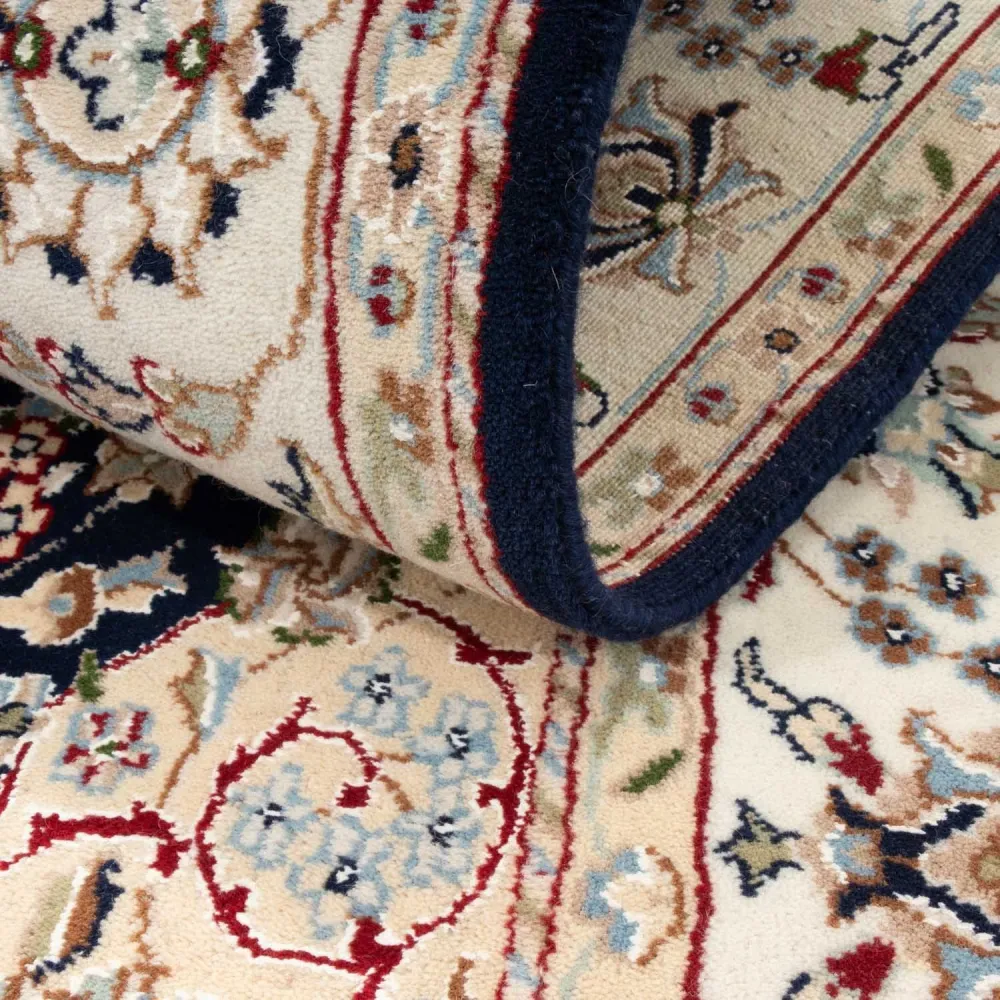 Orientalsk teppe - Nain - Indus - 200 x 134 cm - mørkeblå