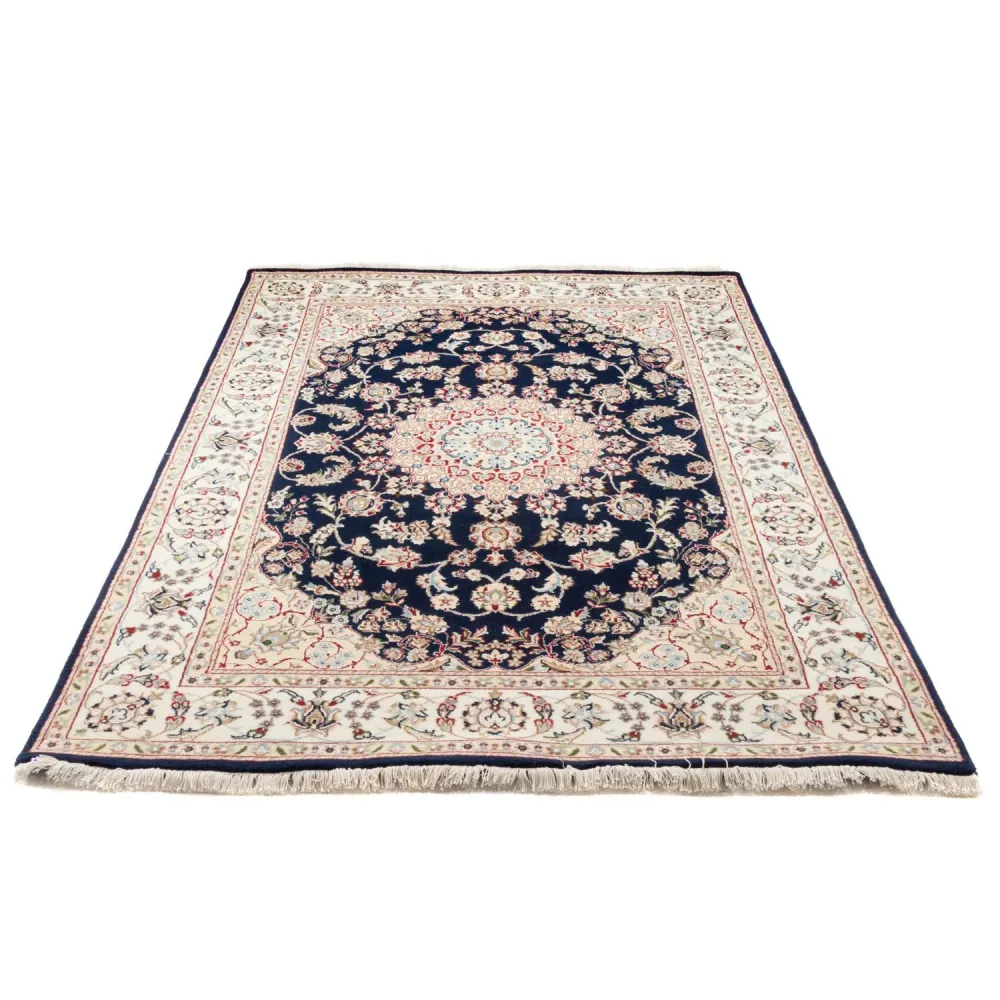 Orientalsk teppe - Nain - Indus - 200 x 134 cm - mørkeblå