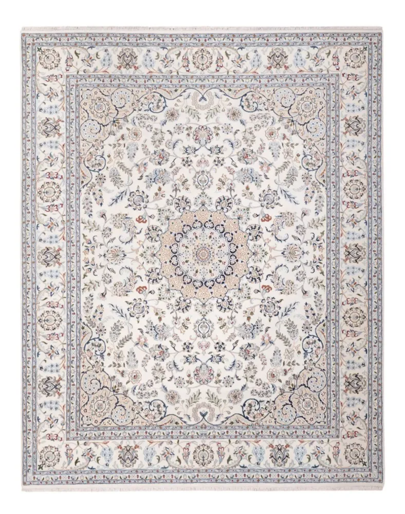 Orientalsk teppe - Nain - Indus - 303 x 241 cm - hvit